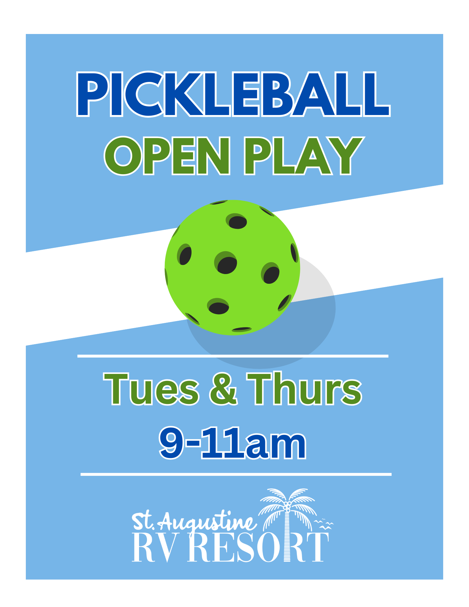 Pickleball Open Play Hours 2025